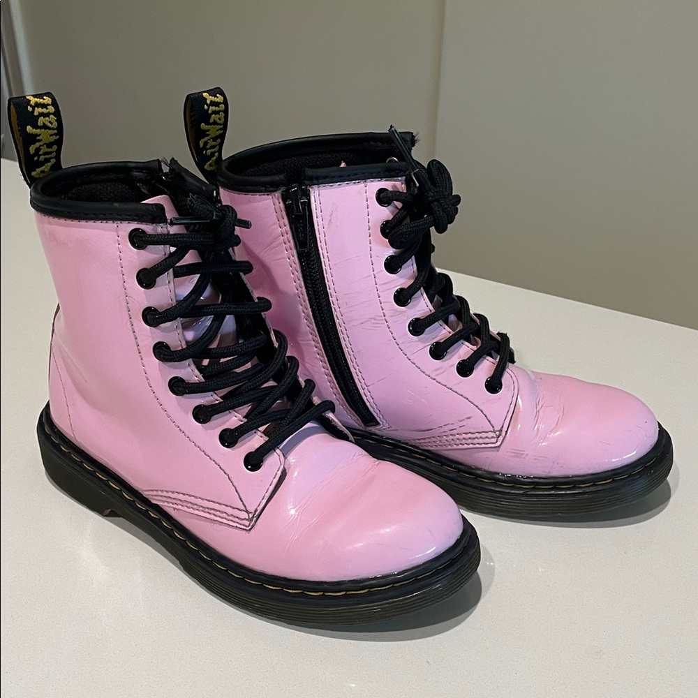 Dr. Martens Kids Pink Boots
